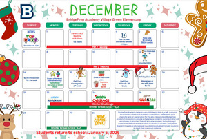 ✨December 2025 Activity Calendar ✨